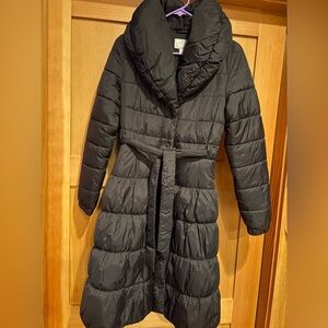 H&M Black Jacket with Gray Label
